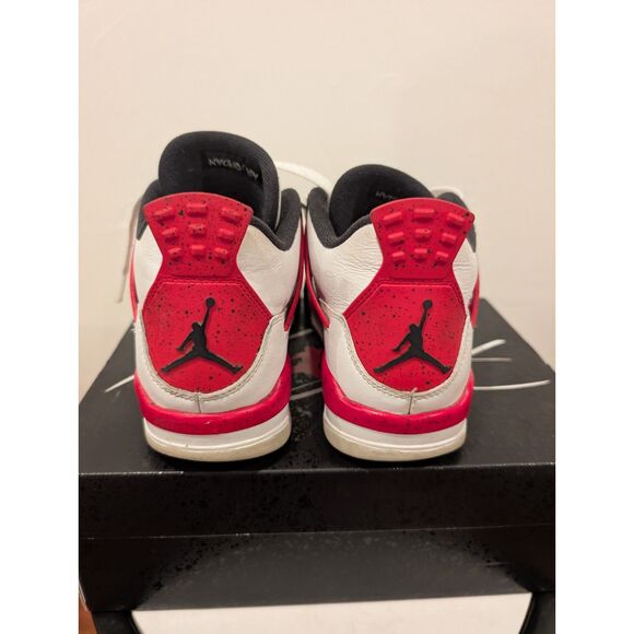 Air Jordan 4 Retro GS – White/Red/Black, Size 7Y, Clean & Boxed - Picture 3 of 10